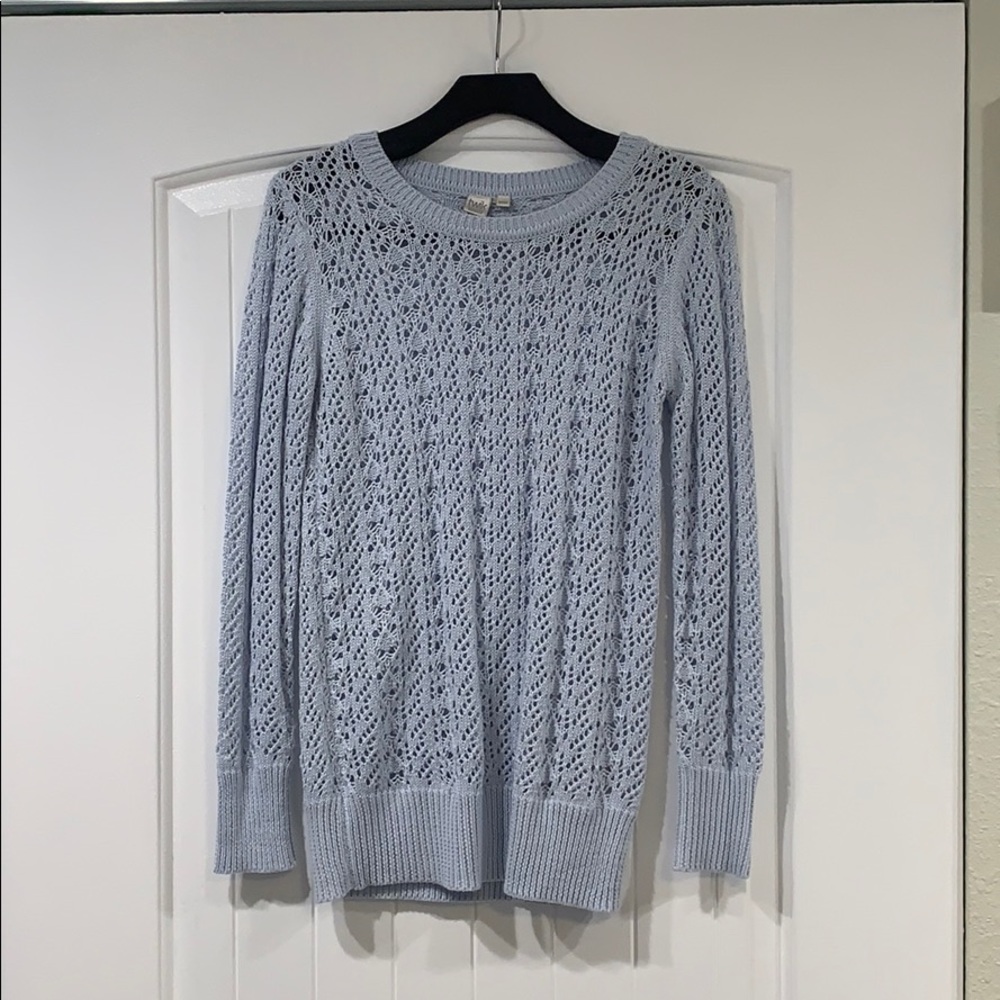 Light Blue Knit Sweater